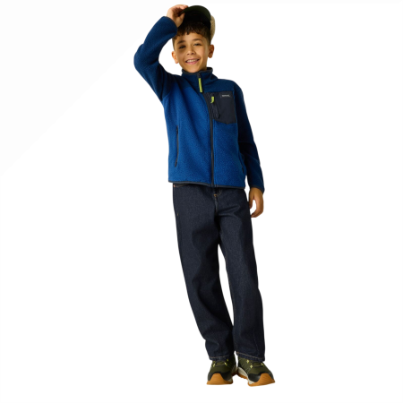 Regatta Junior Frankie Warm Fleece Aviator Blue gyerek funkcionáls pulóver