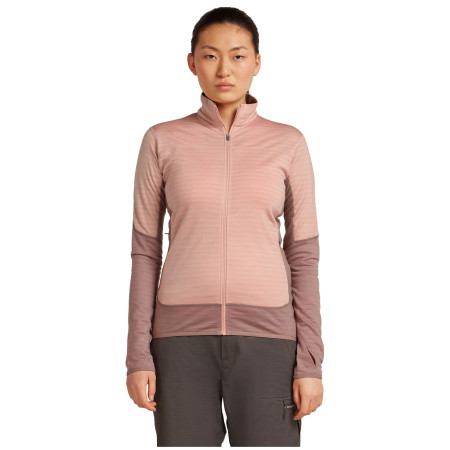 Icebreaker Women Merino Blend 300 RealFleece™ Descender LS Zip női funkcionális pulóver