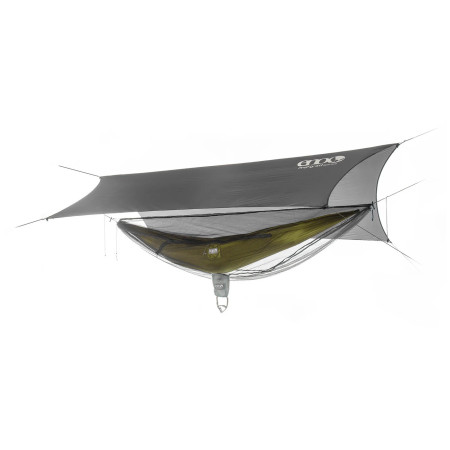 Eno SubLink Ultralight Hammock System függőágy szett szürke/zöld Grey Lichen