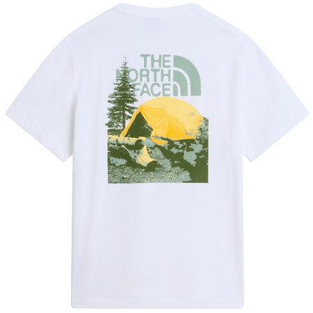 The North Face M Pitch A Tent Relaxed Ss Tee férfi póló fehér TNF WHITE