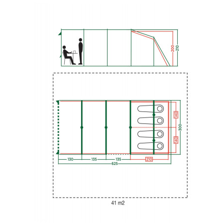 Coleman Meadowood 4 Long sátor