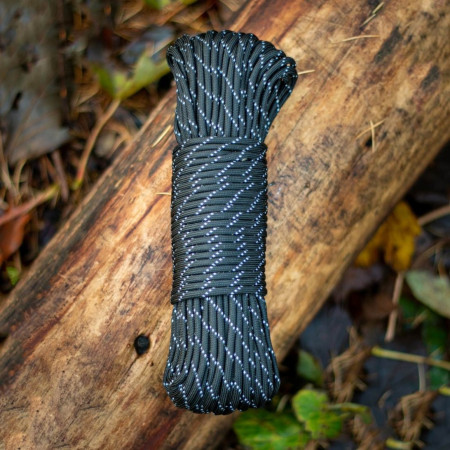Lifesystems Paracord 550lb, 7-core, Reflective kötél