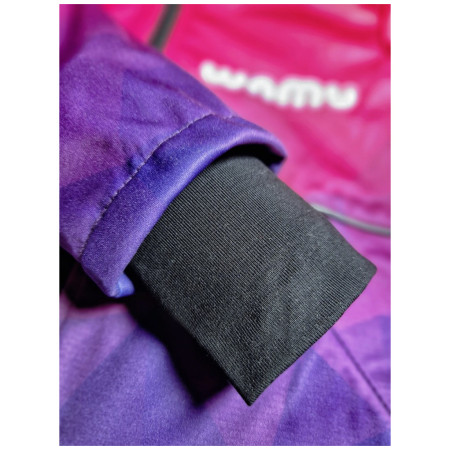 WAMU Mozaika purple gyerek softshell kabát