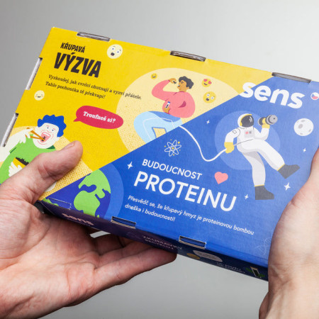 Sens Dárkový set 4 chutí ehető féreg