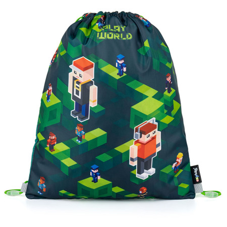 Oxybag Sáček na cvičky cipőhuzat sötétzöld