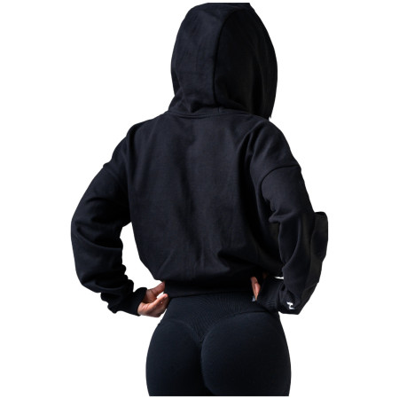 Nebbia Black zip-up hoodie Power női pulóver