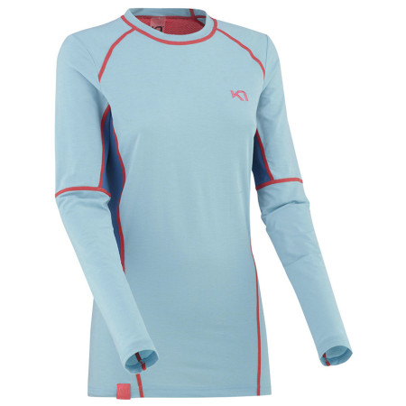 Dámské funkční triko s dlouhým rukávem Kari Traa Svala Ls kék/rózsaszín
