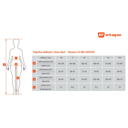 Etape VERENA 2.0 WS női nadrág