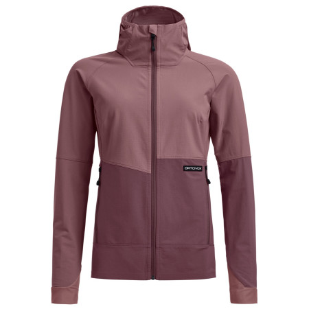 Ortovox Venet Softshell Hooded Jacket női softshell kabát lilás rózsaszín Dusk Rose