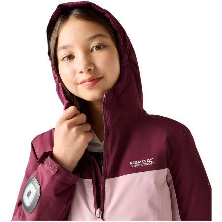 Regatta Beamz Fig/Powder Lilac gyerek télikabát