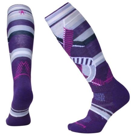 Női térdzokni Smartwool Phd Ski Medium Pattern Women`s lila mountain purple