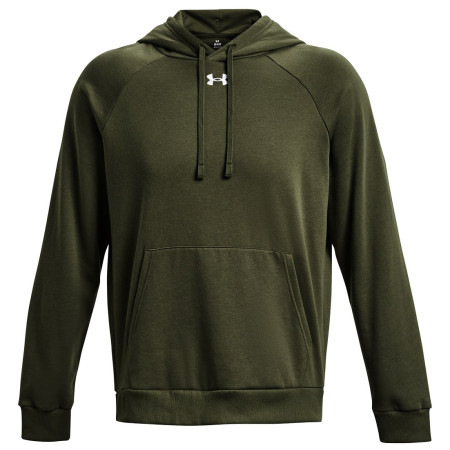 Under Armour Rival Fleece Hoodie férfi pulóver sötétzöld Marine OD Green / / White