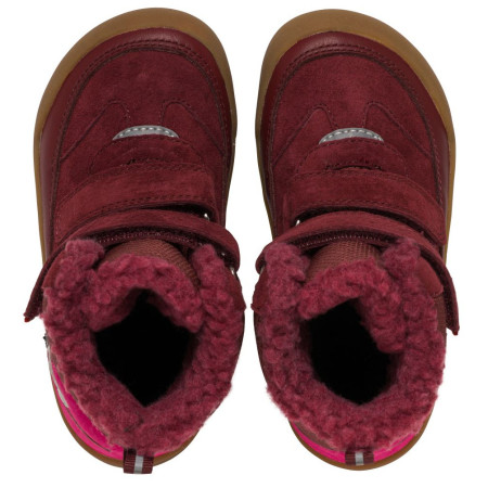Viking Outdoor Footwear Alv Barefoot Paw Warm WP 2V Burgundy gyerek téli cipő