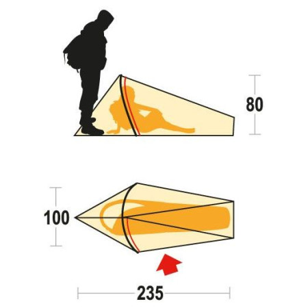 Ferrino Sintesi 1 ultrakönnyű sátor