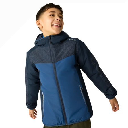 Regatta Illuma Reflective Jacket Navy/Aviator Blue gyerek télikabát