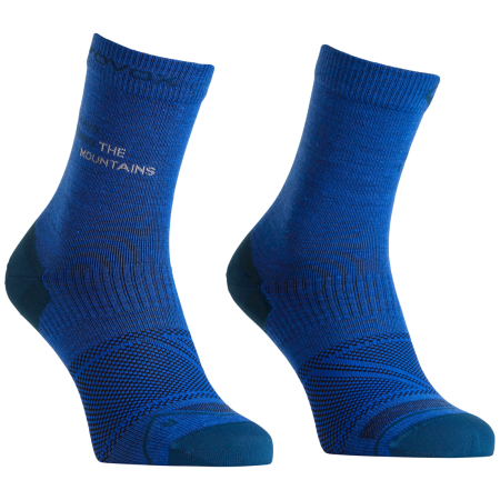 Ortovox Alpine Light Comp Mid Socks M férfi merinó zoknik világoskék Blue Note