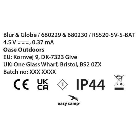 Easy Camp Blur Light Chain égősor