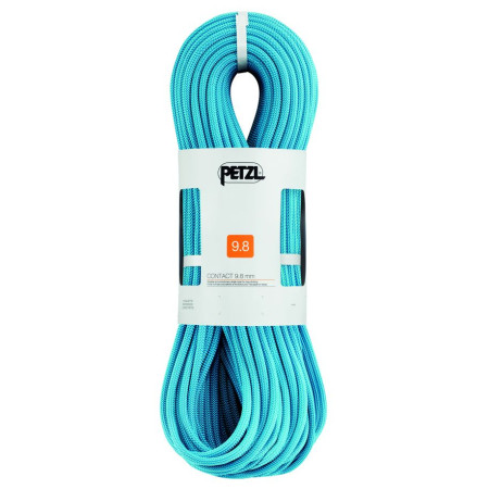 Hegymászó kötél Petzl Contact 9,8 mm (60 m) zöld Tyrkysová