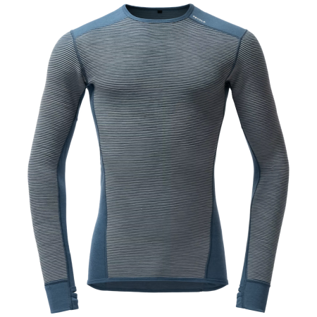 Devold Reverso Merino Shirt Man férfi funkcionális póló kék Griffin
