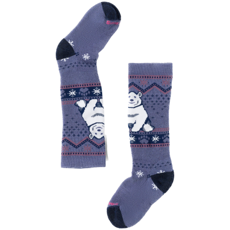 Smartwool Kids' Wintersport Full Cushion Polar Bear zokni kék