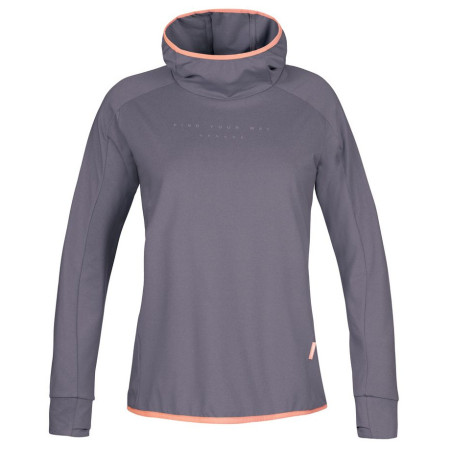 Hannah Nyma Hoody női funkcionális pulóver szürke gray ridge mel