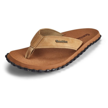 Gumbies Vegovert Tan flip-flop