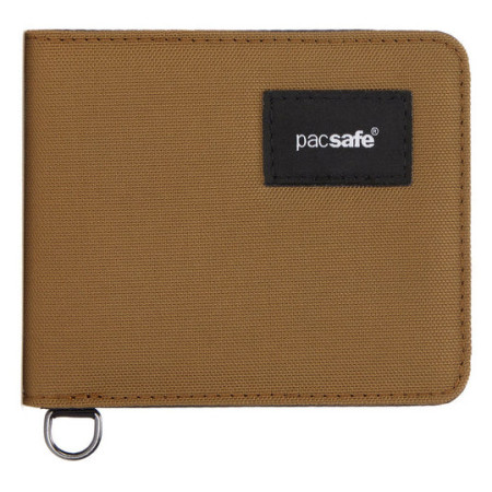 Pacsafe RFIDsafe bifold wallet pénztárca barna/fekete