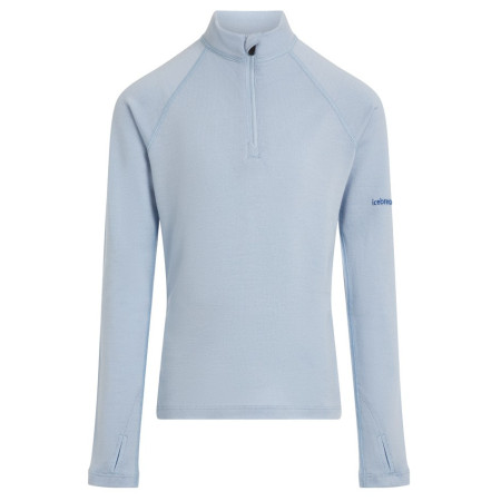 Icebreaker K 260 Tech LS Half Zip gyerek funkcionális felső világoskék Zinc Blue