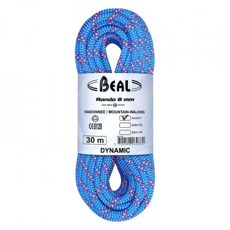 Beal Rando 8 mm (48 m) hegymászó kötél kék BLUE
