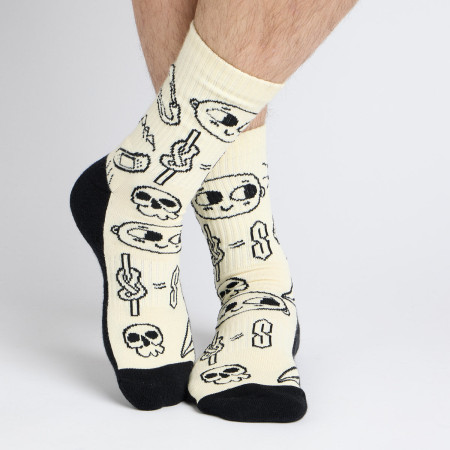 YY VERTICAL Climber Doodle zokni