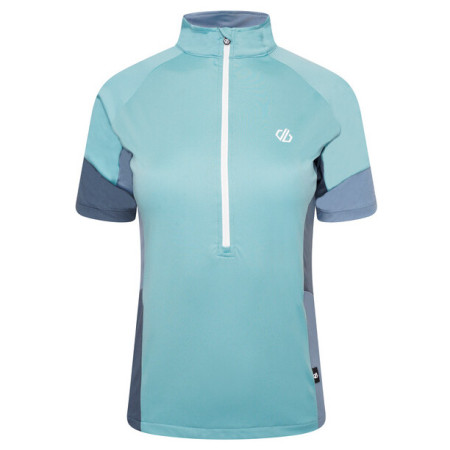 Női kerékpáros mez Dare 2b CompassionIIJrsey kék/zöld