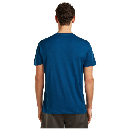 Icebreaker Men Merino 150 Tech Lite SS Tee Range Stripes férfi póló