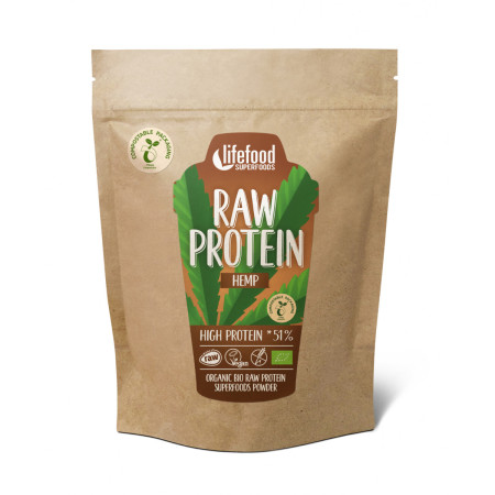 Fehérje por Lifefood PROTEIN BIO RAW konopný 450 g