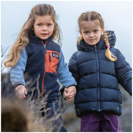Didriksons Anten Kids Fullzip 2 Winter Blue gyerek pulóver