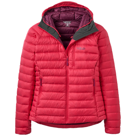 Rab Microlight Alpine Down Hoody női dzseki piros