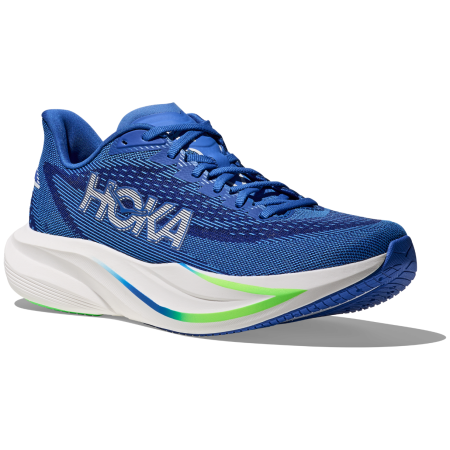 Hoka M Mach 7 férficipő kék Cobalt Blue / Neon Green