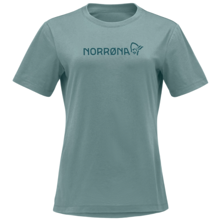 Norrona 29 cotton Norrøna viking T-shirt női póló világoskék