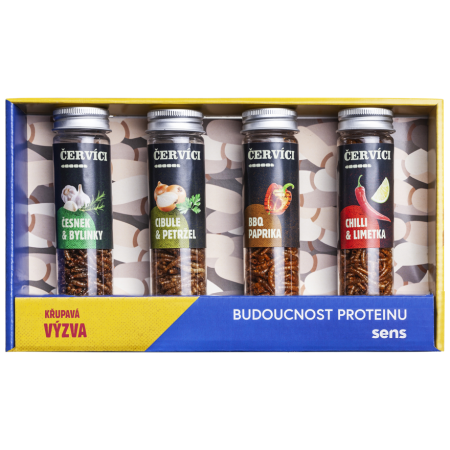 Sens Ajándék szett 4 ízben ehető kukac