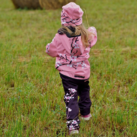 WAMU Purple gyerek softshell nadrág
