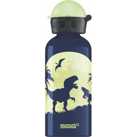 Kulacs Sigg For Kids 0,4 l sötétkék glow moon dinos