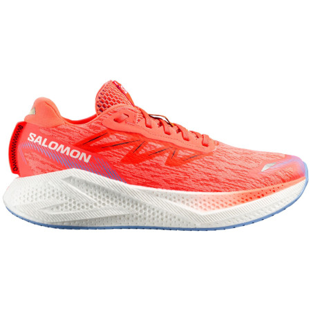 Salomon Aero Glide 4 férficipő piros Neon Flame / White / Persian Jewel