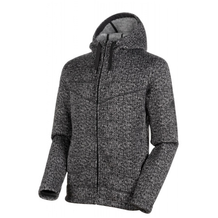 Férfi pulóver Mammut Chamuera ML Hooded Jck. M fekete
