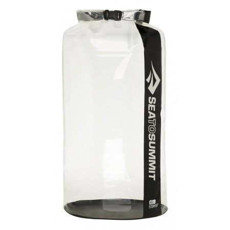 Vízhatlan táska Sea to Summit Stopper Clear Dry Bag 65L fekete black