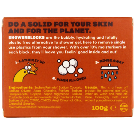 Totally Solid Solid Shower Gel - Ginger & Agave Nectar tusfürdő