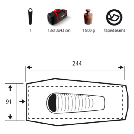 Trimm Solo Sand sátor
