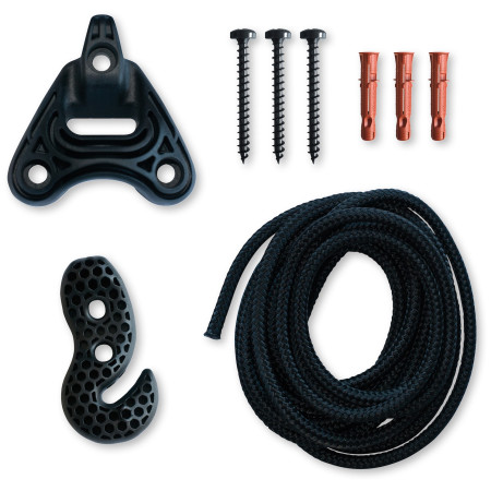 Hinta rögzítő La Siesta Universal Rope fekete