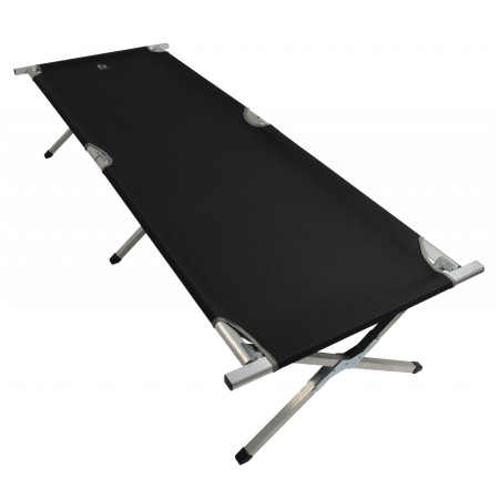 Kempingágy Bo-Camp Cross-Legged bed XL fekete/szürke