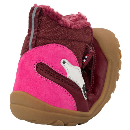 Viking Outdoor Footwear Alv Barefoot Paw Warm WP 2V Burgundy gyerek téli cipő