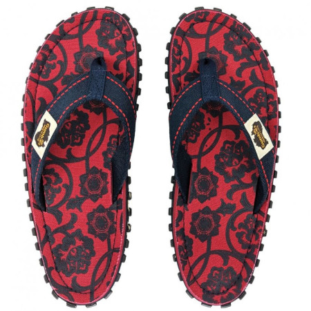 Flip-flop Gumbies Islander Flip-Flops - Red & Blue Rose
