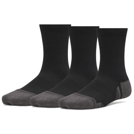 Under Armour New Y UA Perf Tech 3Pk Crw Ultimate Black zokni